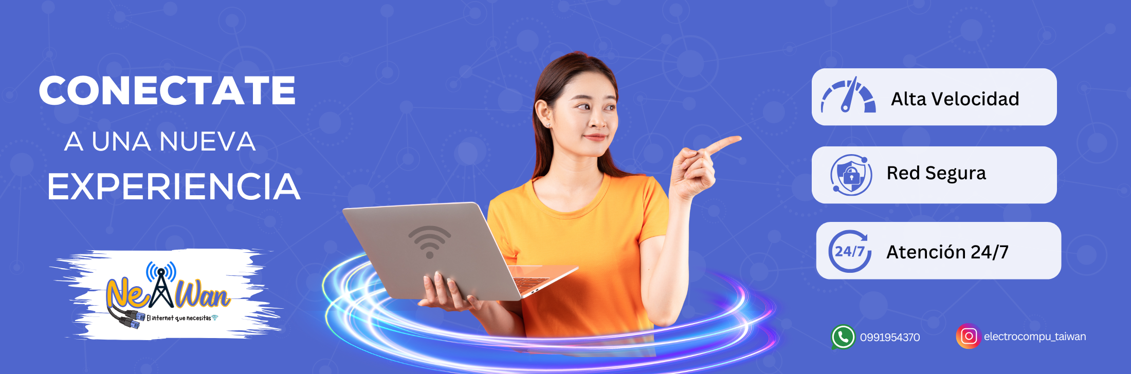 Purple Gradient Playful Internet Service Instagram Post (1920 x 1020 px) (2400 x 728 px) (2200 x 728 px) (6)